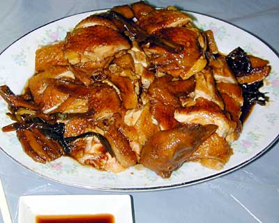 姜葱豉油鸡的家常做法